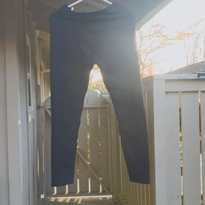 Black pants keep you warm